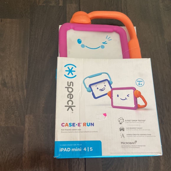 Speck Case-E Run Kids Tablet Case iPad Mini 4/5 Phone Pink Orange 6 Ft Drop New - Picture 1 of 11